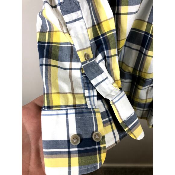 Charles Tyrwhitt Weekend Men's Button Down Shirt Long Sleeve Size XL Yellow - Picture 5 of 13